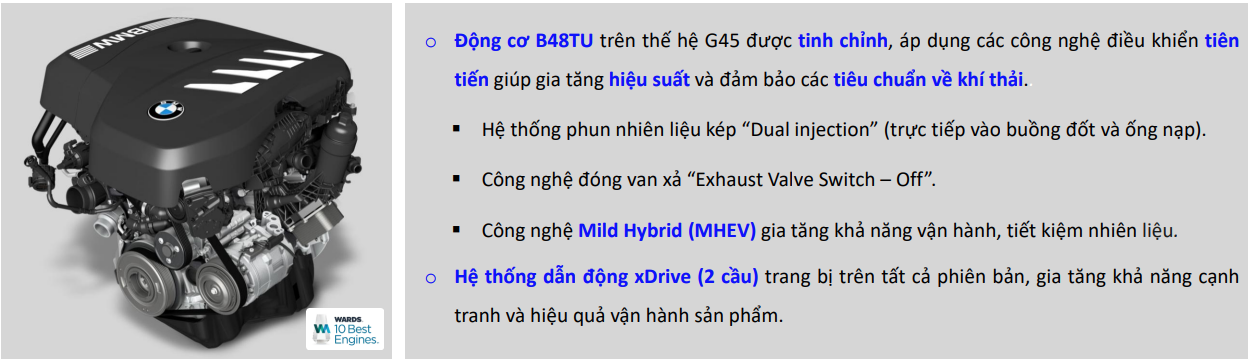 So sánh động cơ và vận hành của 2 phiên bản X3 2025